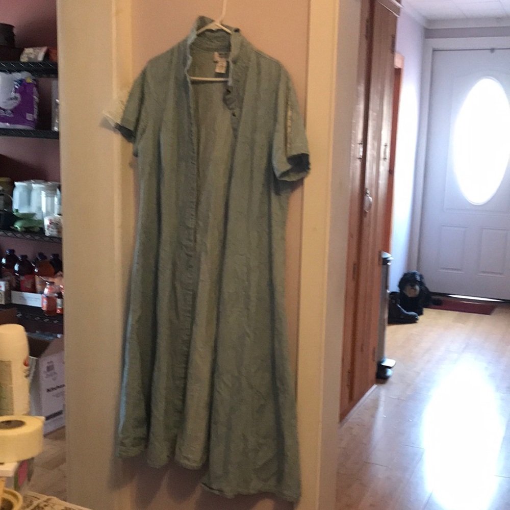 Button up dress